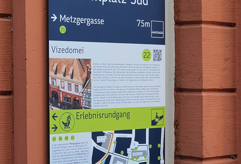 Stadtleitsystem Neustadt 2