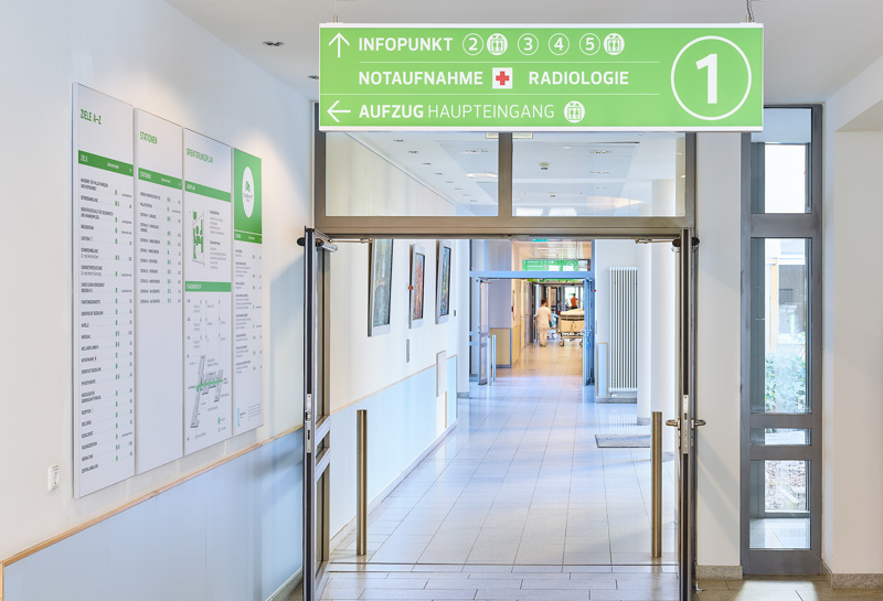 Wegweiser deckenmontiert QD Slide 5