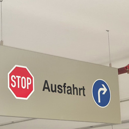 Cube Parkhaus Quintessenz Decke