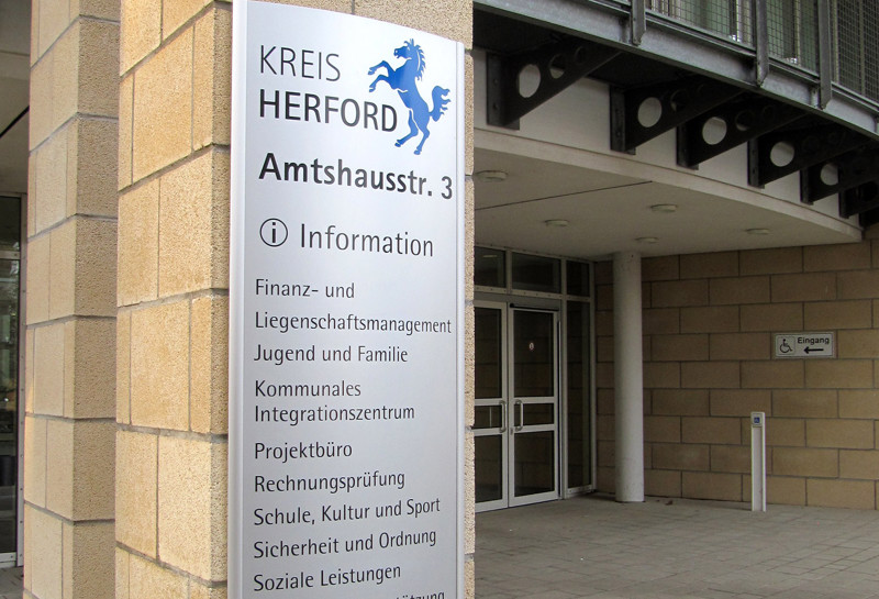 Wegweiser wandmontiert SW Slide 2