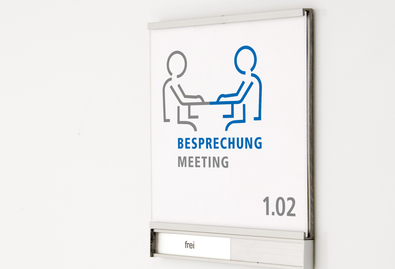 ceform Türschild mit Wechselschieber Slide 0