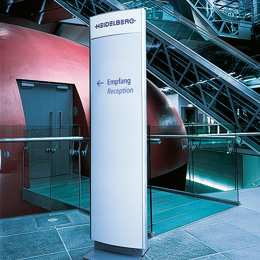 Infostele Uebersicht Freistehend