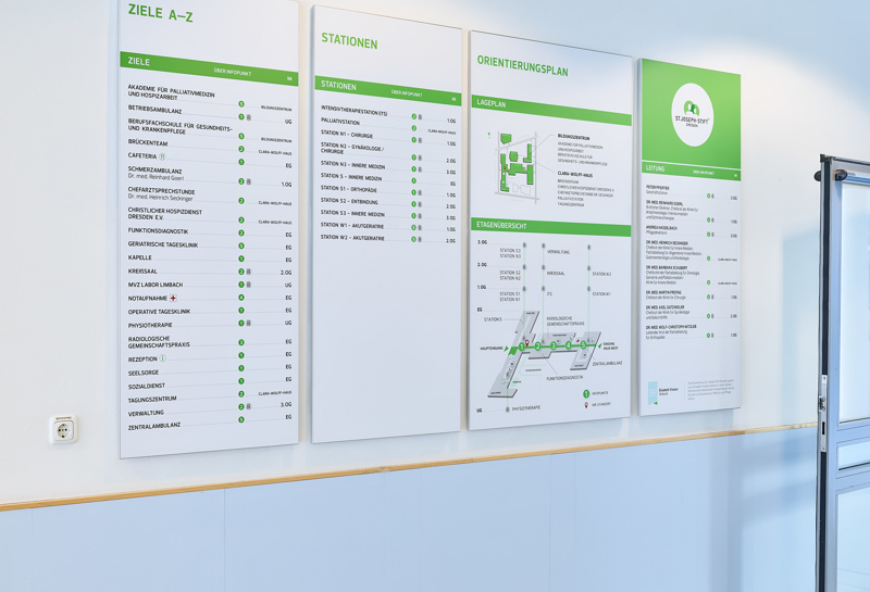 Wegweiser wandmontiert QW Slide 12