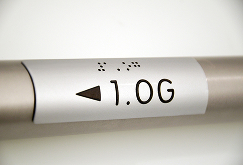 Handlaufschilder taktil Slide 14