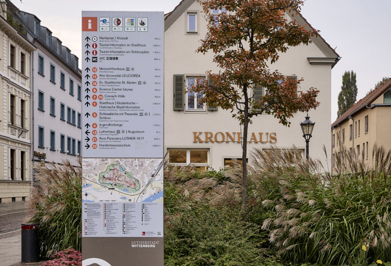 Stadtleitsystem Lutherstadt Wittenberg 11