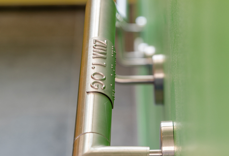 Handlaufschilder taktil Slide 3