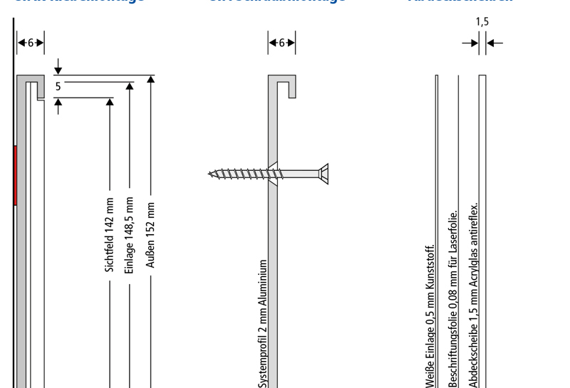 ceform Türschild mit Wechselschieber Slide 0