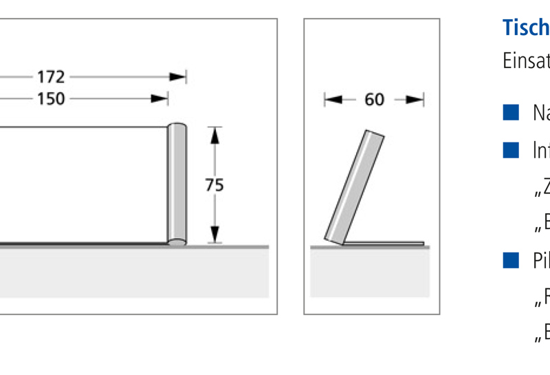 rohr+fläche Tischaufsteller Slide 0