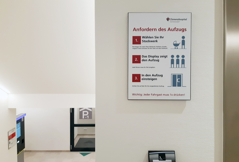 Wegweiser wandmontiert Slide 2