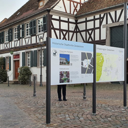 Stadtleitsystem Deidesheim