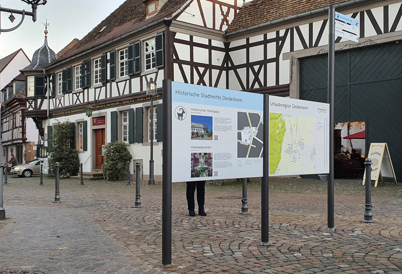 Stadtleitsystem Deidesheim 1