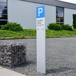 Reserved parking signs