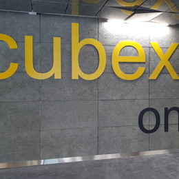 3D Beschriftet Cubex Mannheim