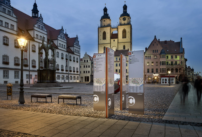 Stadtleitsystem Lutherstadt Wittenberg 1