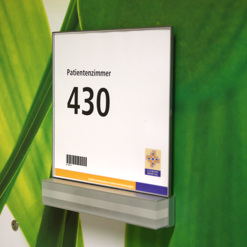 Türschild mit LED Wechselanzeige QTEB