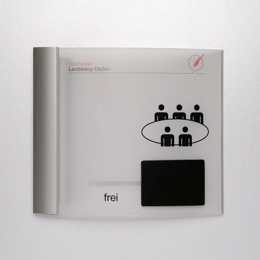 Türschild Wechselanzeigen Frei