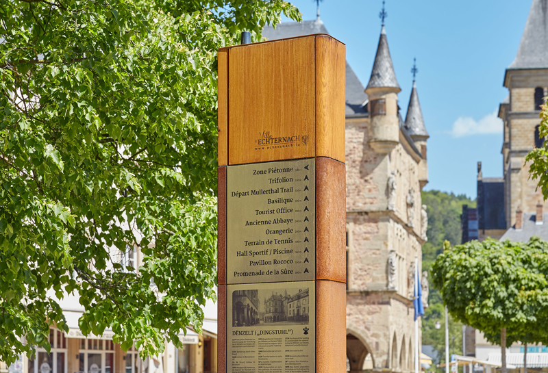 Stadtleitsystem Echternach 2