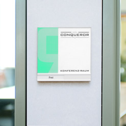 Türschild mit Wechselanzeige QTW