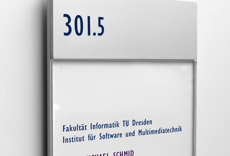 quintessenz Türschild mit Kopfpaneel Slide 0