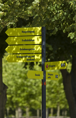 Buga Schlossgarten Beschilderung 5459