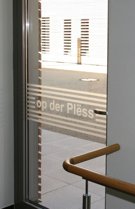 Haaptmanns Schlass Folienbeschriftung 2