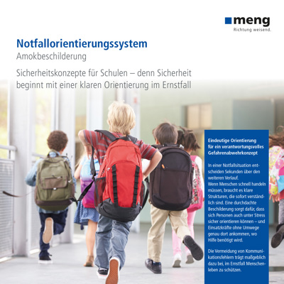 Notfallorientierungssystem (Amokbeschilderung)