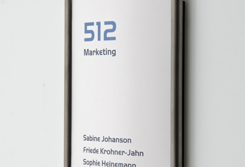 rohr+fläche doorplate stainless steel RTE 15 E Slide 0