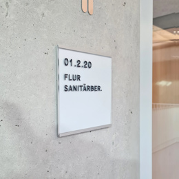 Cta Türschild Heinrich Hoffmann Schule Darmstadt Taktil